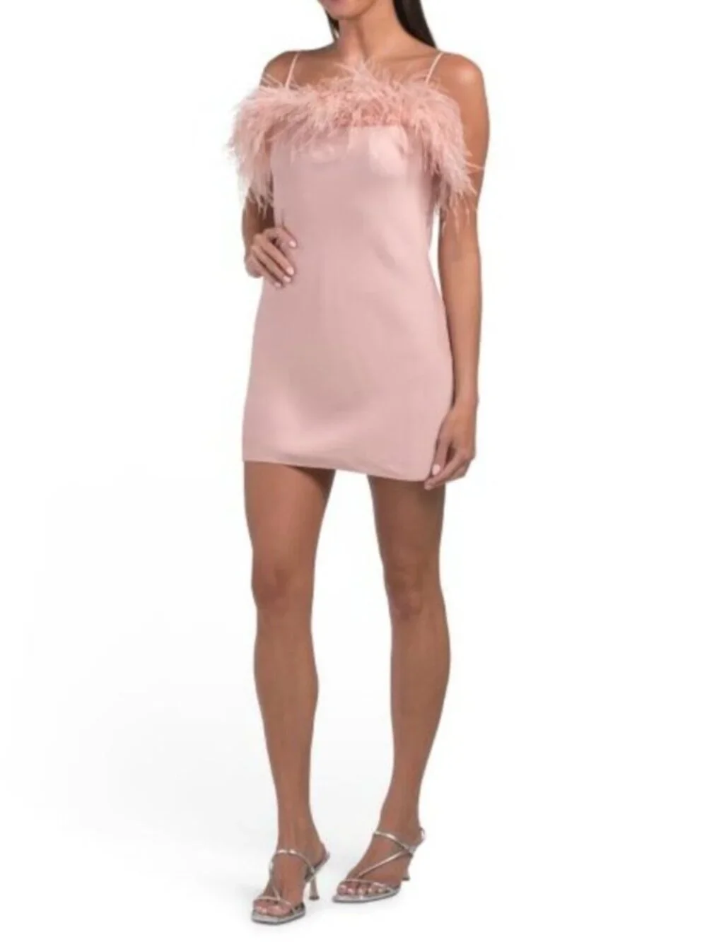 alc pink mini dress A.L.C. Mini Dress Jane Shocking Pink Crepe Size 0 Celebrity Owned